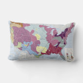 地図: アメリカインディアン ランバークッション (裏面)