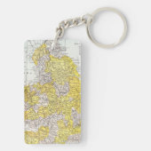 地図: イギリス及びウェールズ キーホルダー (裏面)