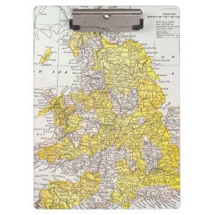 地図: イギリス及びウェールズ クリップボード