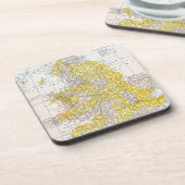 地図: イギリス及びウェールズ コースター (左側)