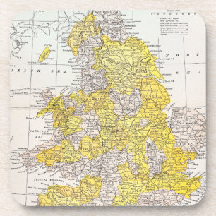 地図: イギリス及びウェールズ コースター