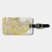 地図: イギリス及びウェールズ ラゲッジタグ (正面横)