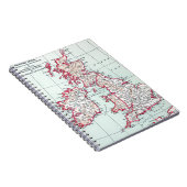 地図：イギリス諸島c1890 ノートブック (右側)