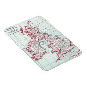 地図：イギリス諸島c1890 マグネット (右側)