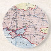 地図: ウクライナ、c1906 コースター (正面)