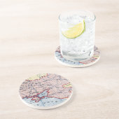 地図: ウクライナ、c1906 コースター (側面)