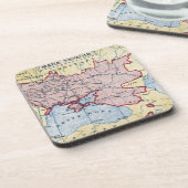 地図: ウクライナ、c1906 コースター (左側)