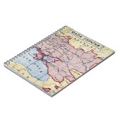 地図: ウクライナ、c1906 ノートブック (左側)