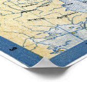 地図：ウクライナ， c1906 ポスター (角)