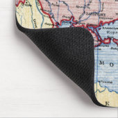 地図: ウクライナ、c1906 マウスパッド (コーナー)