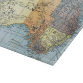 地図: オーストラリア、c1890 カッティングボード (角)