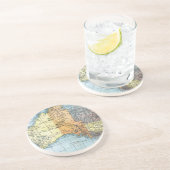 地図: オーストラリア、c1890 コースター (側面)