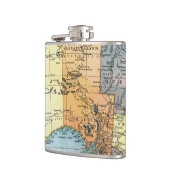 地図: オーストラリア、c1890 フラスク (左)