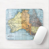 地図: オーストラリア、c1890 マウスパッド (マウス)