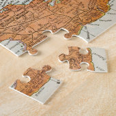 地図: キューバ1900年 ジグソーパズル (側面)