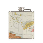 地図: キューバ1900年 フラスク (裏面)