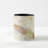 地図: キューバ1900年 マグカップ (中央)