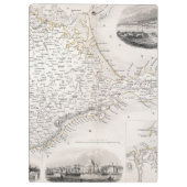 地図: クリミア、c1855 クリップボード (裏面)