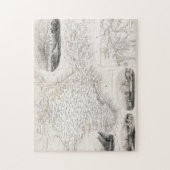 地図: クリミア、c1855 ジグソーパズル (縦)