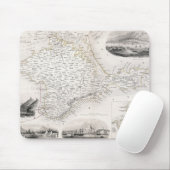 地図: クリミア、c1855 マウスパッド (マウス)