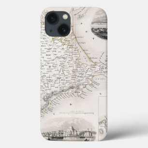 地図: クリミア、c1855 iPhone 13ケース