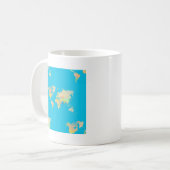 地図 コーヒーマグカップ (正面左)