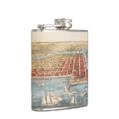 地図: シカゴ、c1857 フラスク (右)