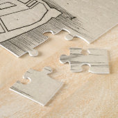 地図: ジャマイカ1755年 ジグソーパズル (側面)