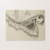 地図: ジャマイカ1755年 ジグソーパズル (横)