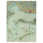 地図: ジャマイカ1756年 クリップボード (裏面)