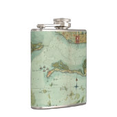 地図: ジャマイカ1756年 フラスク (右)