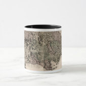 地図: ジャマイカ1763年 マグカップ (中央)