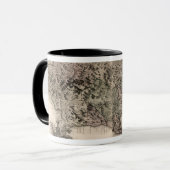 地図: ジャマイカ1763年 マグカップ (正面左)