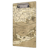 地図: ジャマイカ1767年 クリップボード (左)