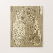 地図: ジャマイカ1767年 ジグソーパズル (縦)