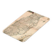 地図：ジャマイカ、1755年2 マグネット (左側)