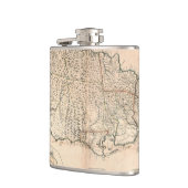 地図: ジャマイカ、1755 2 フラスク (左)