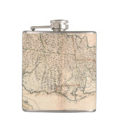 地図: ジャマイカ、1755 2 フラスク (正面)