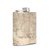 地図: ジャマイカ、1755 2 フラスク (右)