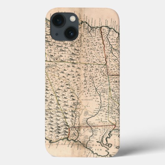 地図: ジャマイカ、1755 2 Case-Mate iPhoneケース (裏面)