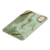 地図：ジャマイカ、1756年 マグネット (左側)