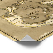 地図：ジャマイカ、1767年 ポスター (角)