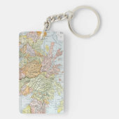 地図: スコットランド キーホルダー (裏面)