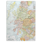 地図: スコットランド クリップボード (裏面)