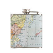 地図: スコットランド フラスク (裏面)