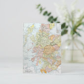 地図：スコットランド ポストカード (スタンド正面)