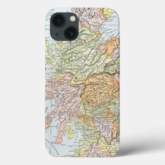 地図: スコットランド Case-Mate iPhoneケース (裏面)