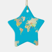 地図 セラミックオーナメント (右)