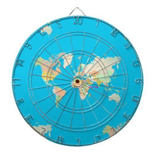 地図 ダーツボード (正面)