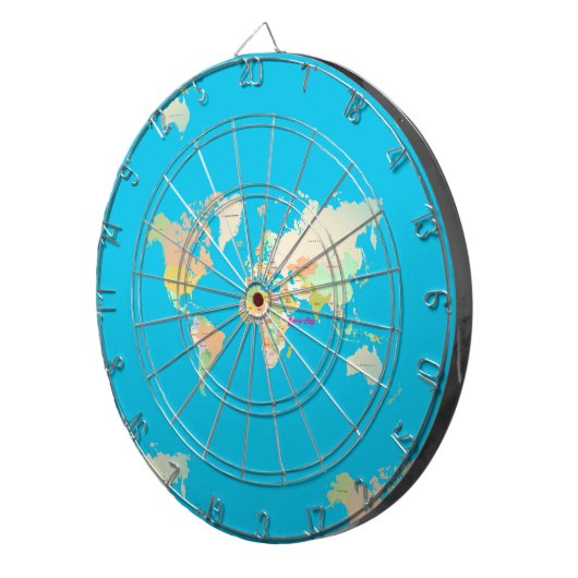 地図 ダーツボード (正面右)